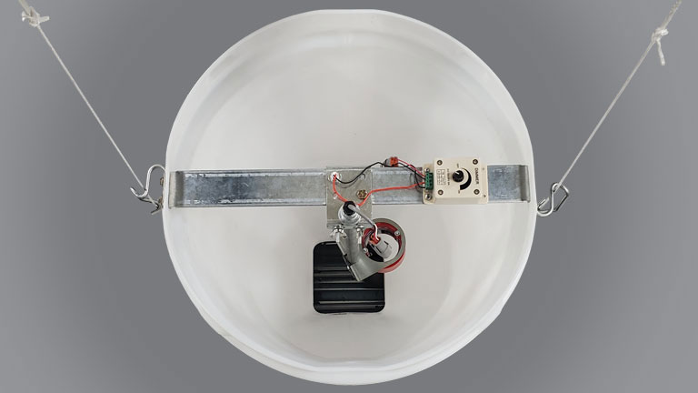 Plastic Feed Line Hopper Top View